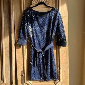 Emporio Armani Vestito dress with sequins. Size 42